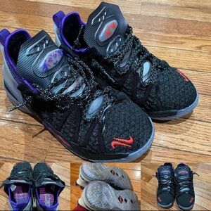 Nike lebron kylian mbappe basketball youth size 4 shoes. like new 👟